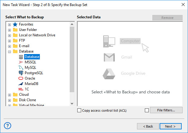 How to backup Teradata with Database plug-in
