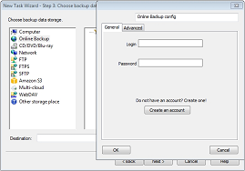 Use Novosoft Remote Backup service as a backup destination