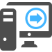 Data Compression and Incremental Backup Icon