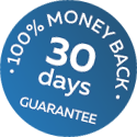 100% Money back guarantee