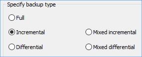 Incremental Backup